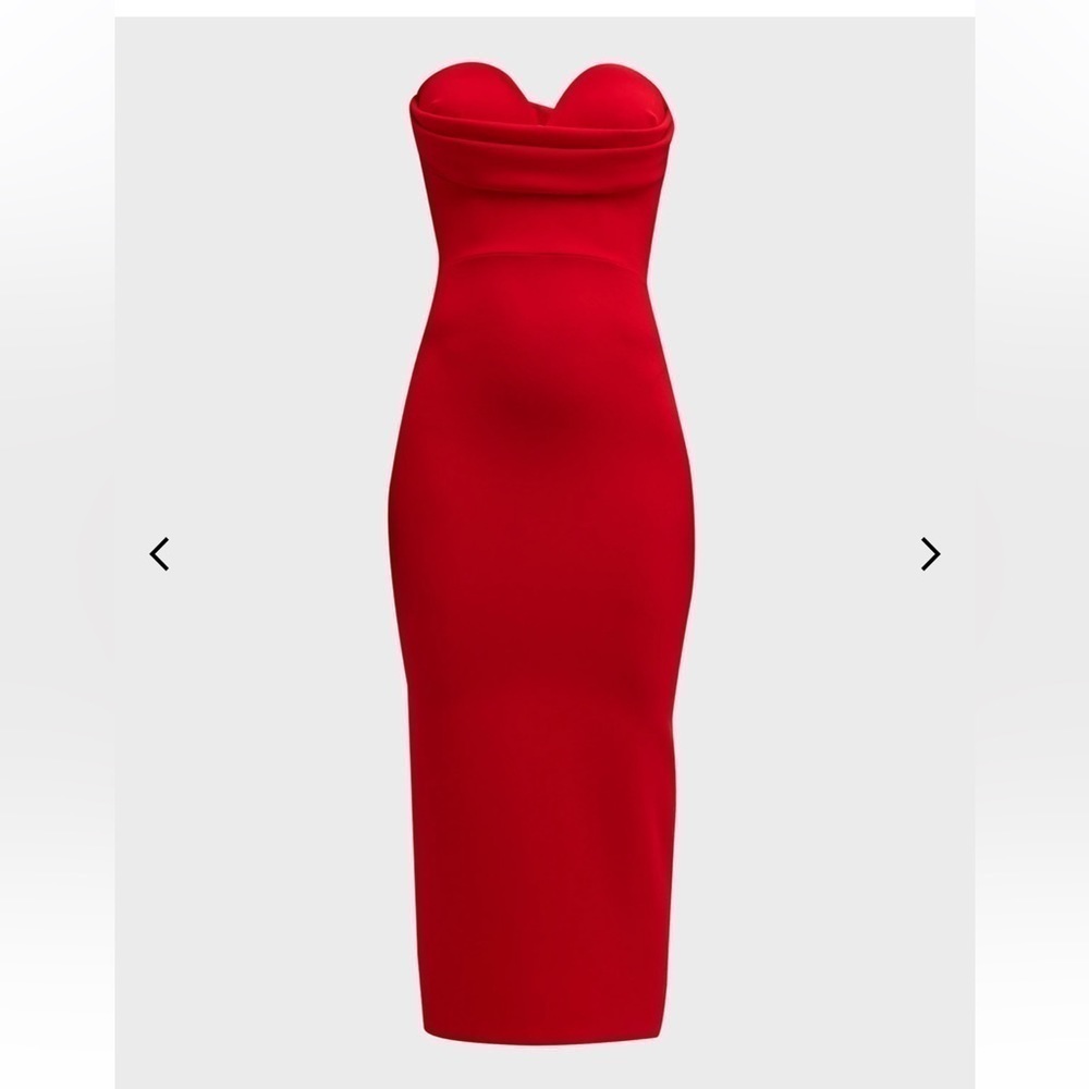 Alex Perry Darcy Bustier Midi Dress